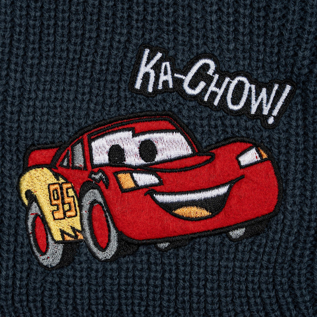 Cars Lightning McQueen Boys' Varsity Sleeveless Sweater Vest Navy