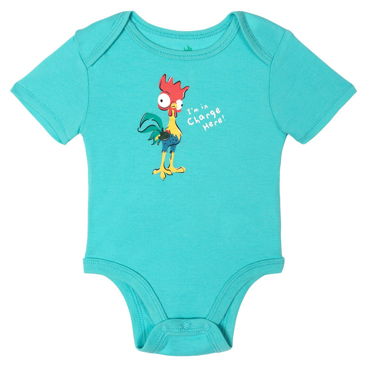 Moana Baby 2-Piece Cosplay Bodysuit and Hat Set Red Blue Hei Hei