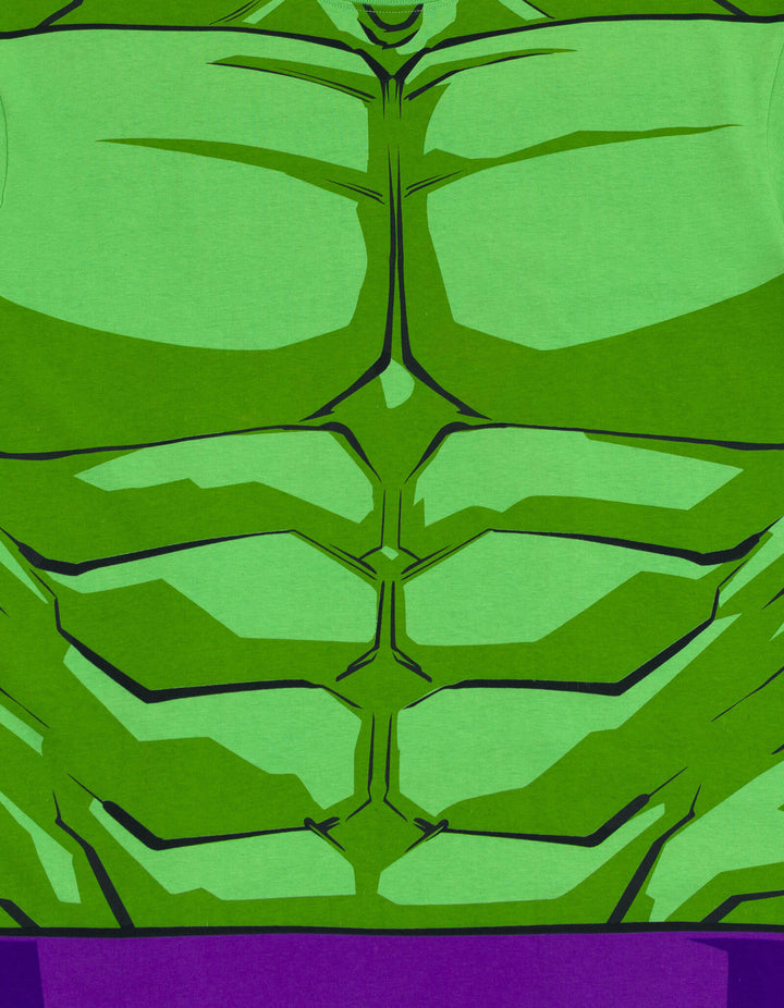 Marvel Avengers The Hulk Adult Men or Women Cosplay Short Sleeve T-Shirt Classic Green
