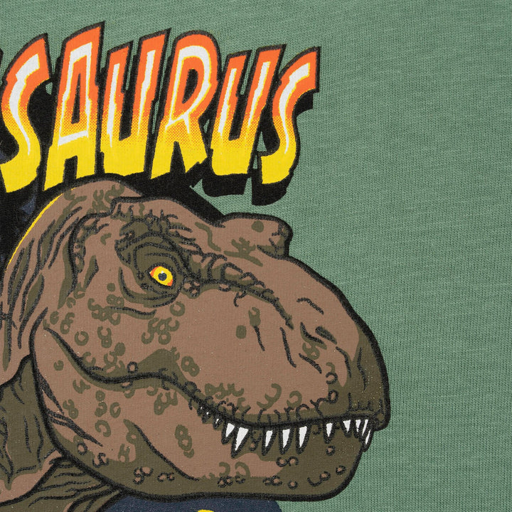 Jurassic World Jurassic Park T-Rex Boys' Birthday T-Shirt Jungle Green