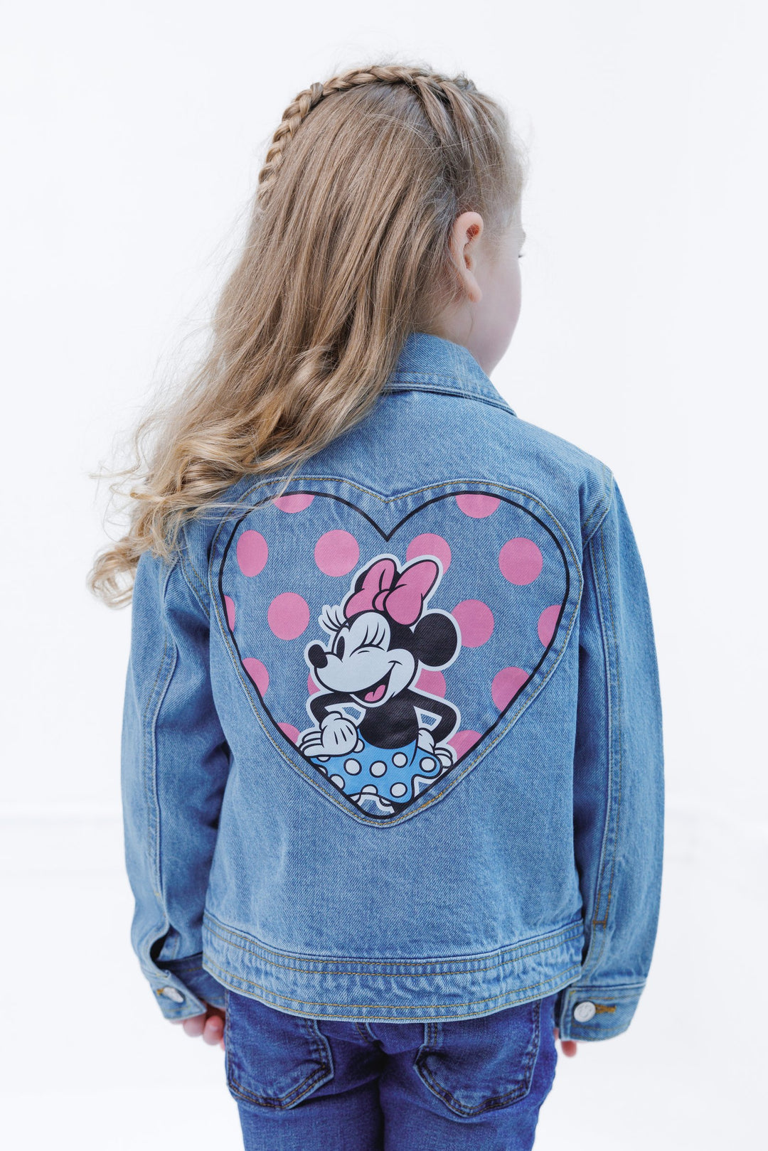 Minnie Mouse Girls' Denim Jacket Blue