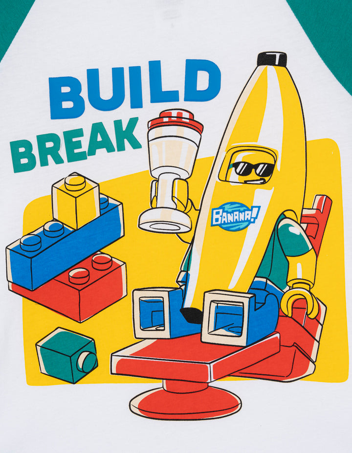 LEGO Boys' Short Sleeve T-Shirt Teal Banana Suit