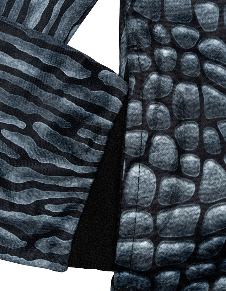 Godzilla Boys' Cosplay Fleece Zip-Up Hoodie Charcoal
