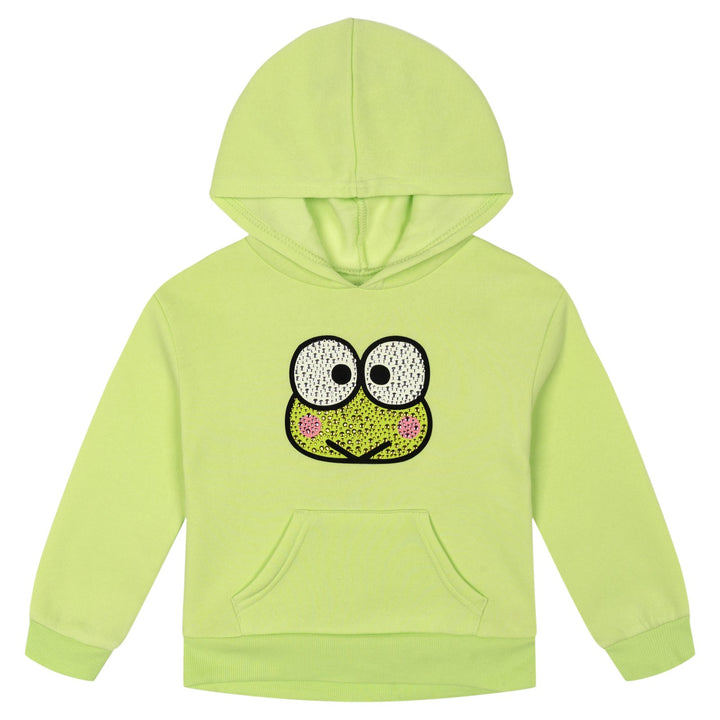 Hello Kitty Girls' Fleece Hoodie Keroppi Sap Green