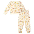 Disney Winnie the Pooh Girls' 2-Piece Sweatshirt and Joggers Set Ivory