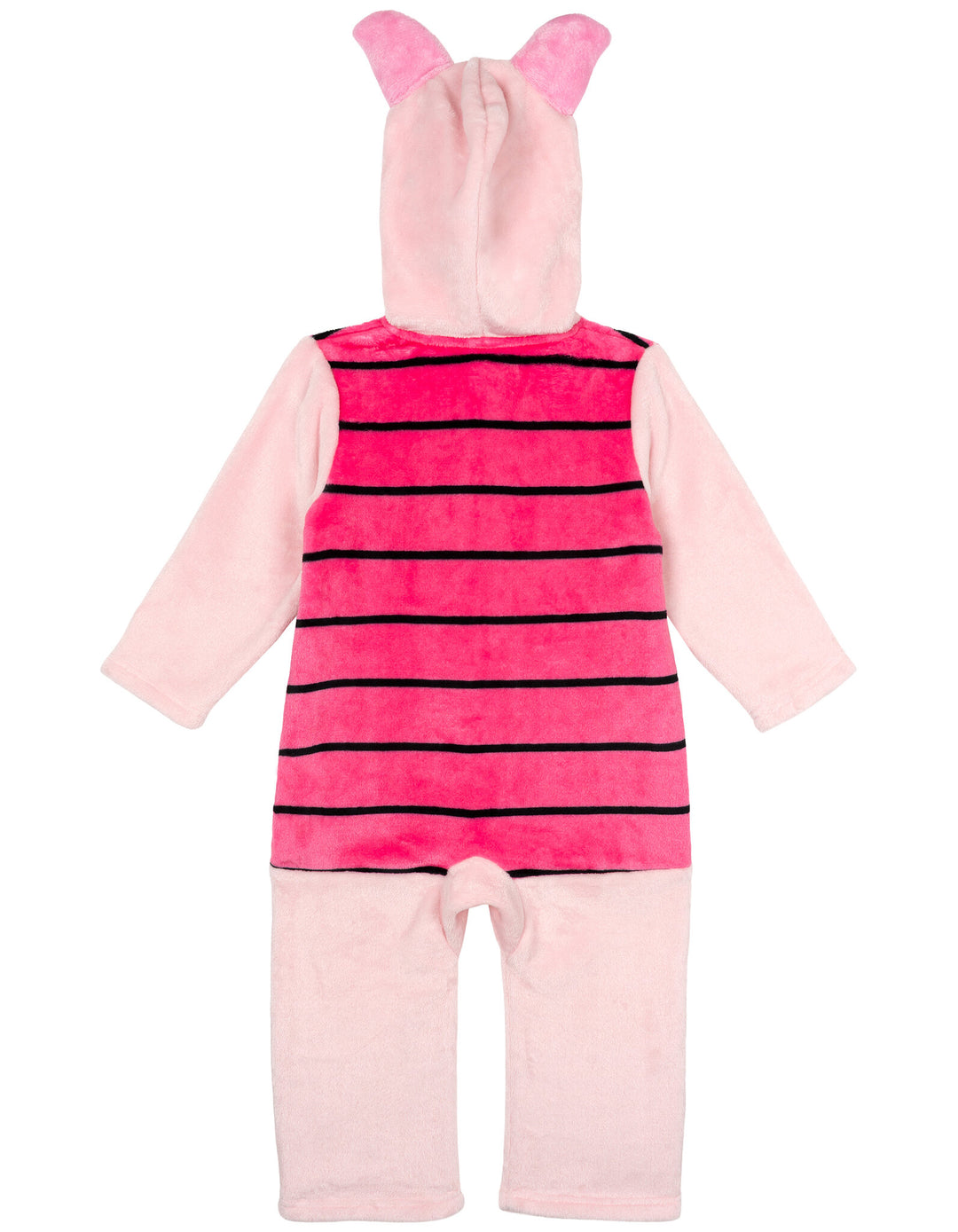 Disney Winnie the Pooh Piglet Girls' Cosplay Hooded One Piece Pajamas Light Pink