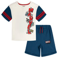 Avengers Drop Shoulder T-Shirt and French Terry Shorts Outfit Set