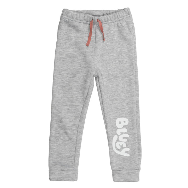 Bluey Boys' Fleece 2-Piece Hoodie and Pants Set Bingo Blue Grey