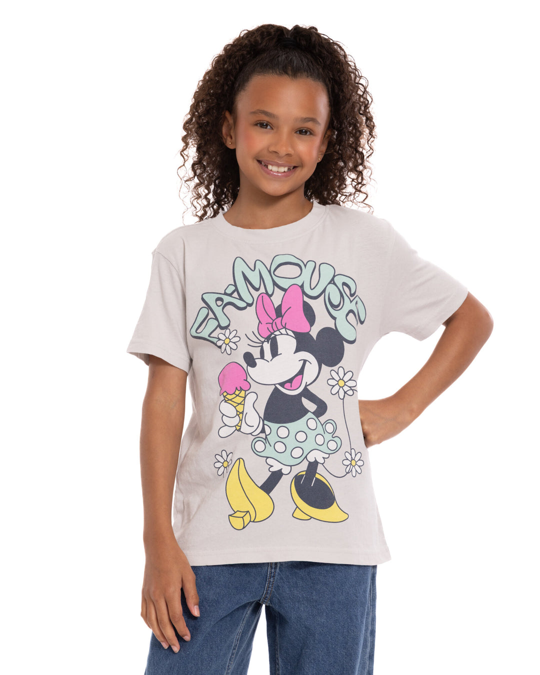 Matching Family Short Sleeve T-Shirt Minnie Vapor Blue