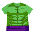 Marvel Avengers The Hulk Adult Men or Women Cosplay Short Sleeve T-Shirt Classic Green
