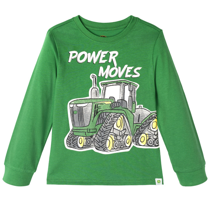 John Deere Boys' Long Sleeve T-Shirt Kelly Green