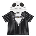 Nightmare Before Christmas Jack Skellington Boys' Cosplay Short Sleeve Hooded T-Shirt Suit
