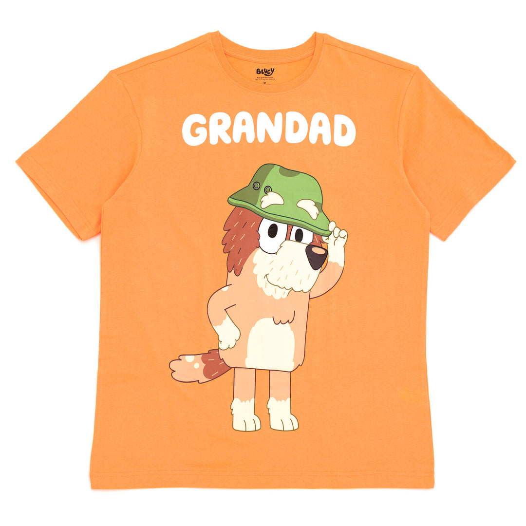 Bluey Grandad Men's Short Sleeve T-Shirt Peach