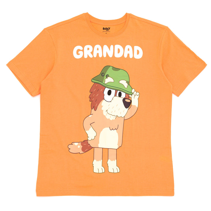 Bluey Grandad Men's Short Sleeve T-Shirt Peach
