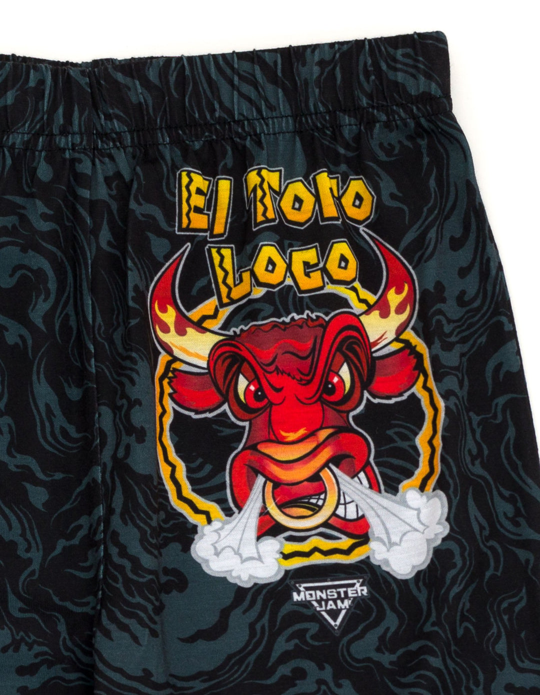 Monster Jam El Toro Loco Boys' 2-Piece Long Sleeve Pajama Set Orange