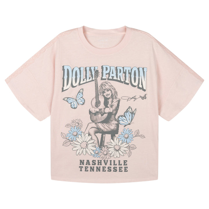 Dolly Parton Women's Short Sleeve T-Shirt Light Pink