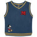 Disney Mickey Mouse Boys' Varsity Sleeveless Sweater Vest Royal Blue