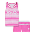 Barbie Racerback UPF 50+ Tankini Top and Swim Shorts Outfit Set