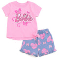 Barbie T-Shirt and Chambray Shorts Outfit Set