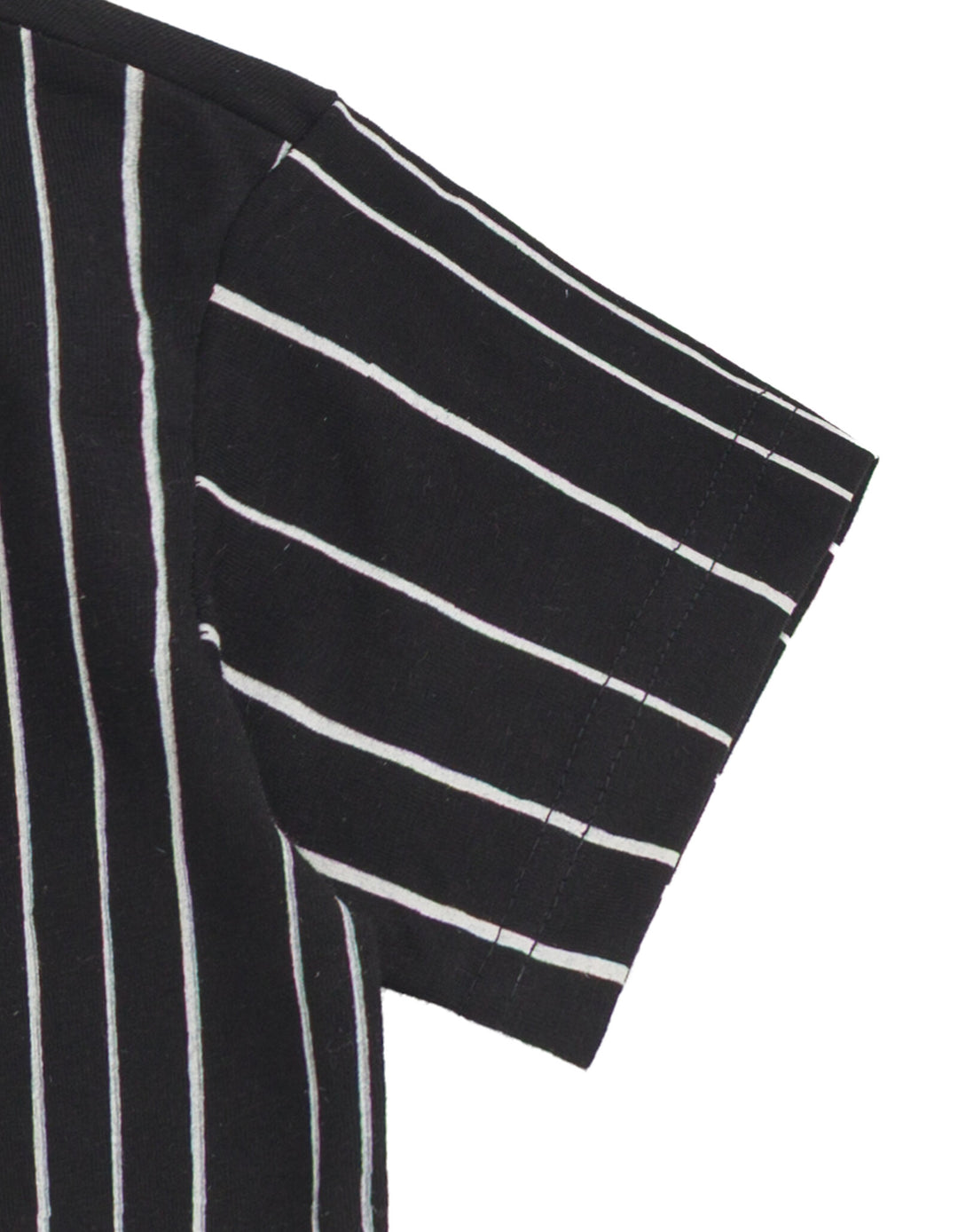 Nightmare Before Christmas Jack Skellington Men's Cosplay Short Sleeve Hooded T-Shirt Pinstripe Black