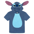 Lilo & Stitch Men's Cosplay Hooded T-Shirt Dark Blue