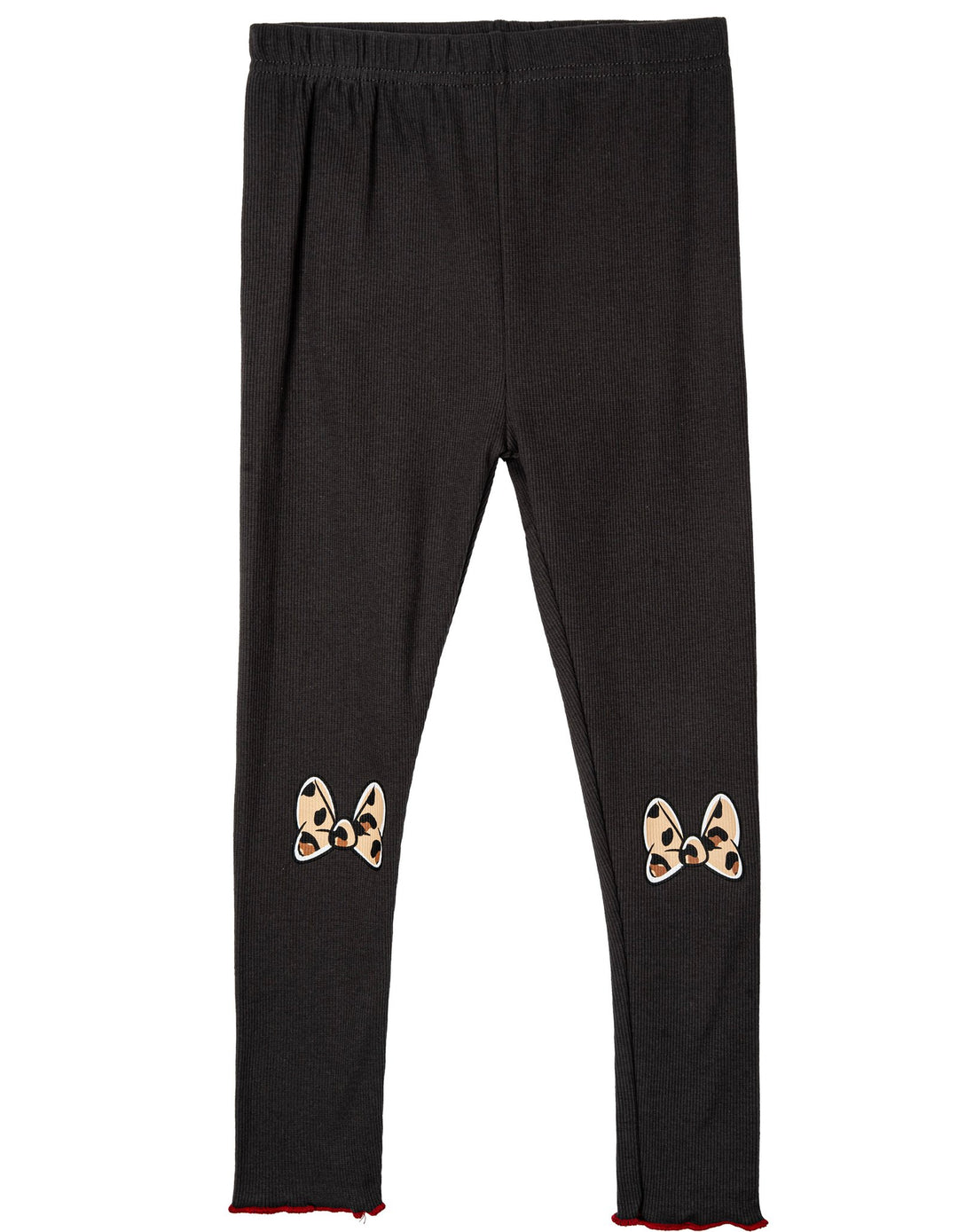 Minnie Mouse Girls' Fleece Sweatshirt and Tulle Leggings Set Leopard Black