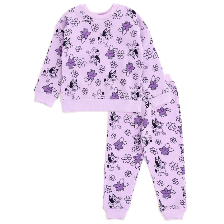 Bluey Fleece Sweatshirt and Jogger Pants Outfit Set