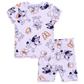 Bluey Ribbed T-Shirt and Shorts Outfit Set