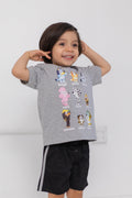 Bluey T-Shirt and Mesh Shorts Outfit Set