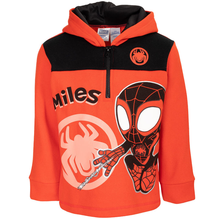 Marvel Spidey and His Amazing Friends Miles Morales Boys' Sweatshirt Red