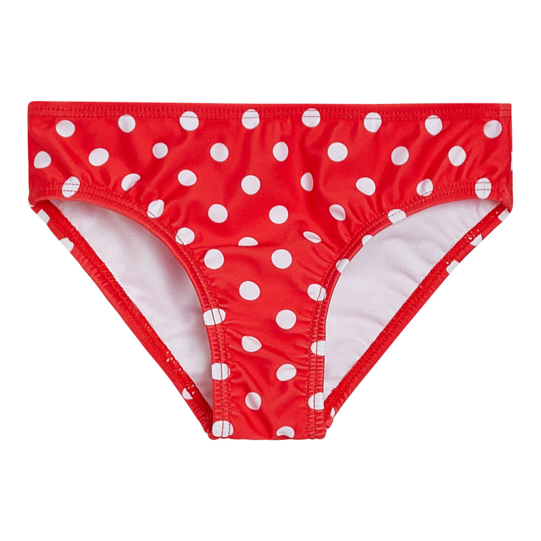 Minnie Mouse Girls' 2-Piece Tankini and Bikini Set Pink Red Dots