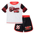 Cars Lightning McQueen Rash Guard and Swim Trunks UPF 50+ Outfit Set