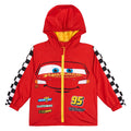 Cars Lightning McQueen Zip Up Cosplay Water Resistant Light Windbreaker Jacket