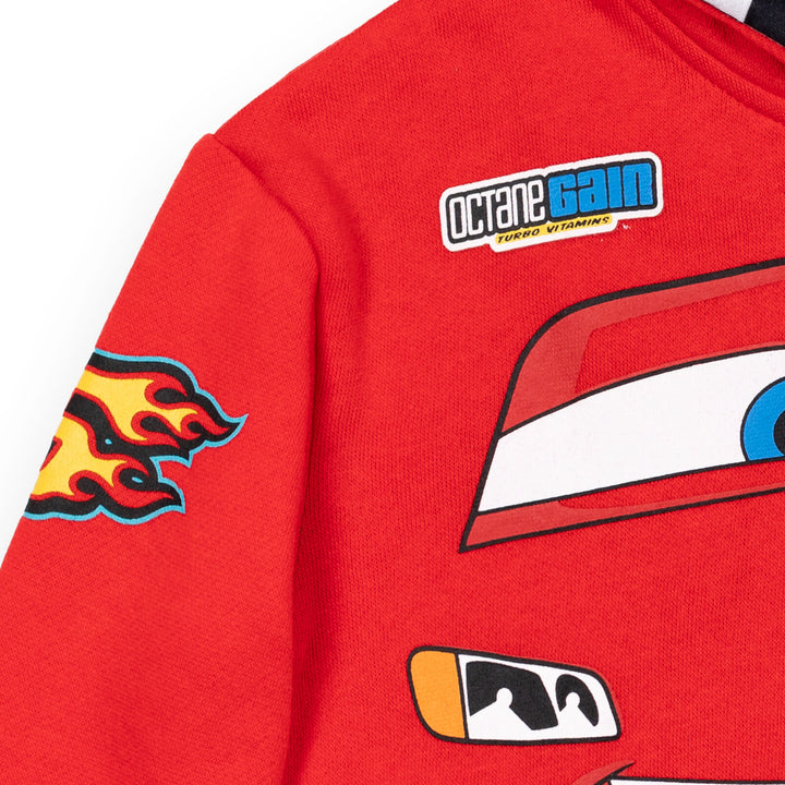 Cars Pixar Cars Lightning McQueen Fleece Zip Up Hoodie