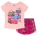 Cars T-Shirt French Terry Dolphin Shorts Outfit Set