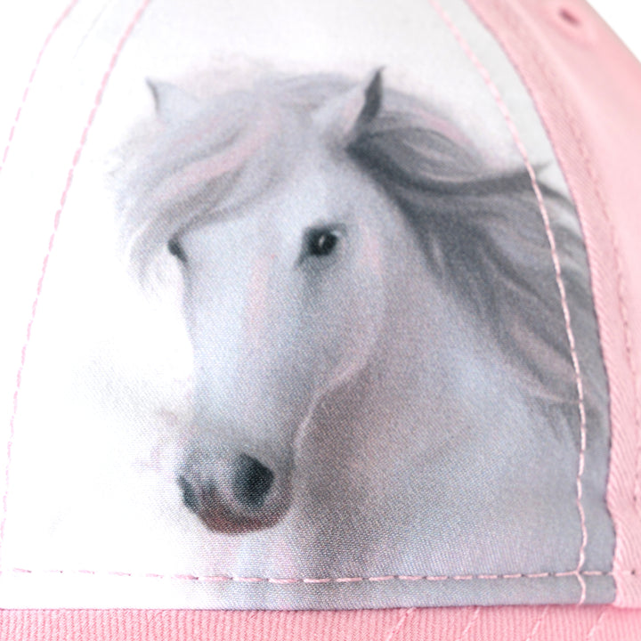 John Deere Baby Girls' Baseball Cap Pink and White