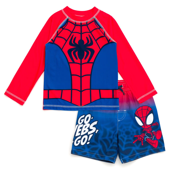 Marvel Spidey and His Amazing Friends Spider-Man Boys' Gradient Red