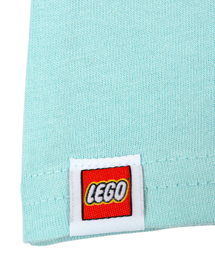 LEGO Girls' Short Sleeve Graphic T-Shirt Birthday Aqua