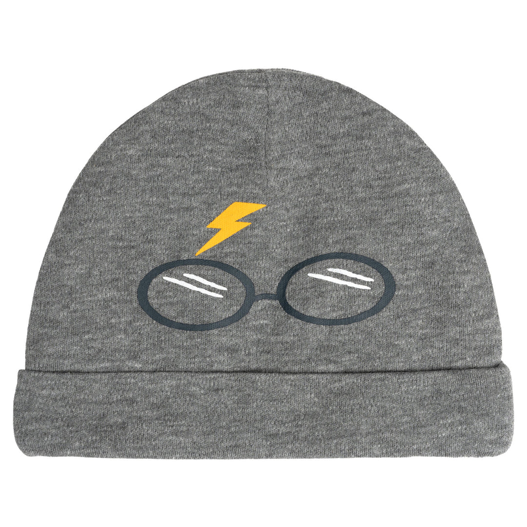 Harry Potter Baby 2-Piece Cosplay Bodysuit and Hat Set Grey