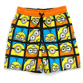 Minions Boys' Swimwear Swim Trunks Blue Orange Yellow