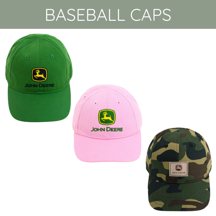 John Deere Toddler Girls' Strapback Baseball Cap Blossom Pink