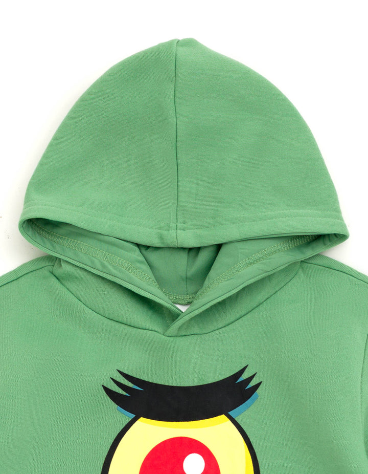 Nickelodeon SpongeBob SquarePants Plankton Men's Fleece Pullover Hoodie Jade Green