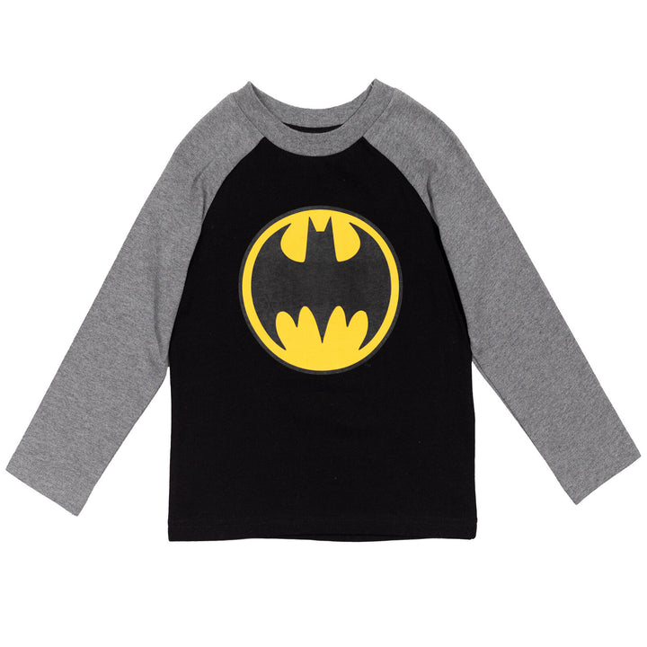 DC Comics 3 Pack Hangdown Long Sleeve Graphic T-Shirts