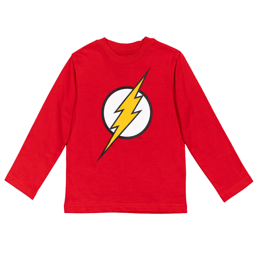 DC Comics 3 Pack Hangdown Long Sleeve Graphic T-Shirts