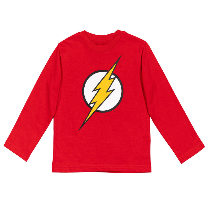 DC Comics 3 Pack Hangdown Long Sleeve Graphic T-Shirts
