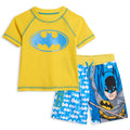 DC Comics Justice League Rash Guard and Swim Trunks Outfit Set