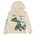 John Deere Boys' Pullover Hoodie Khaki