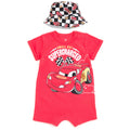 Disney Cars Lightning McQueen Romper and Bucket Sun Hat