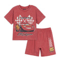 Disney Cars Lightning McQueen T-Shirt and Shorts Outfit Set