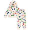 Disney Inside Out French Terry Zip Up Pullover Hoodie and Pants Outfit Set